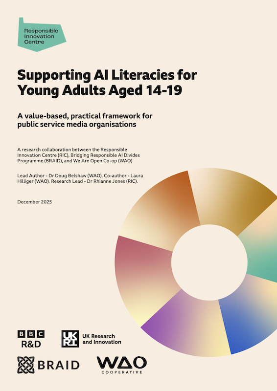 BBC AI Literacies report cover